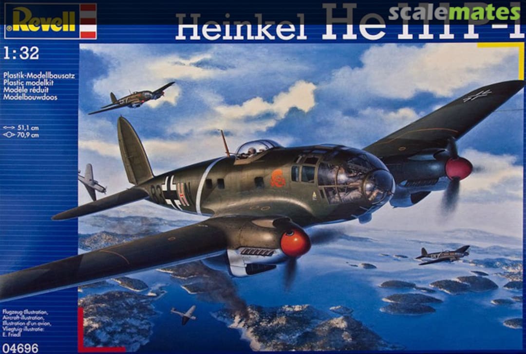 Boxart Heinkel He 111 P-1 04696 Revell