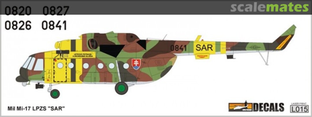 Boxart Mil Mi-17 LPZS "SAR" L015 KPM Prešov