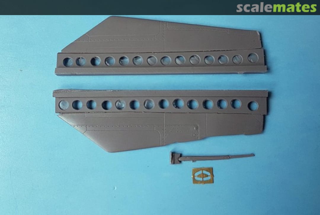 Boxart MiG-25 Parachute release actuator and fins CWS48022 Cold War Studio