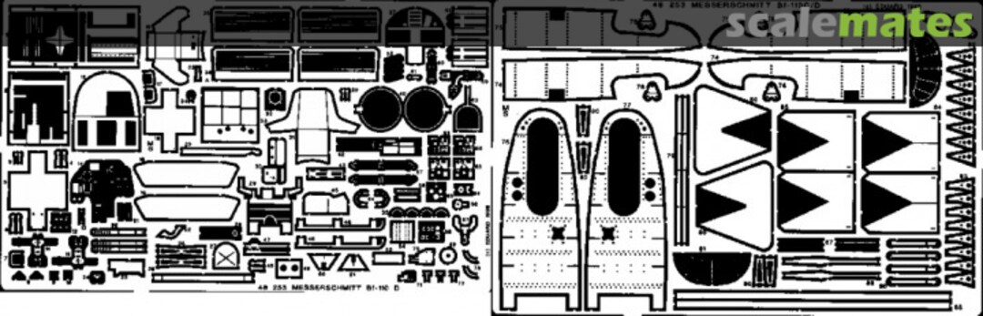 Boxart Bf 110C/D 48253 Eduard