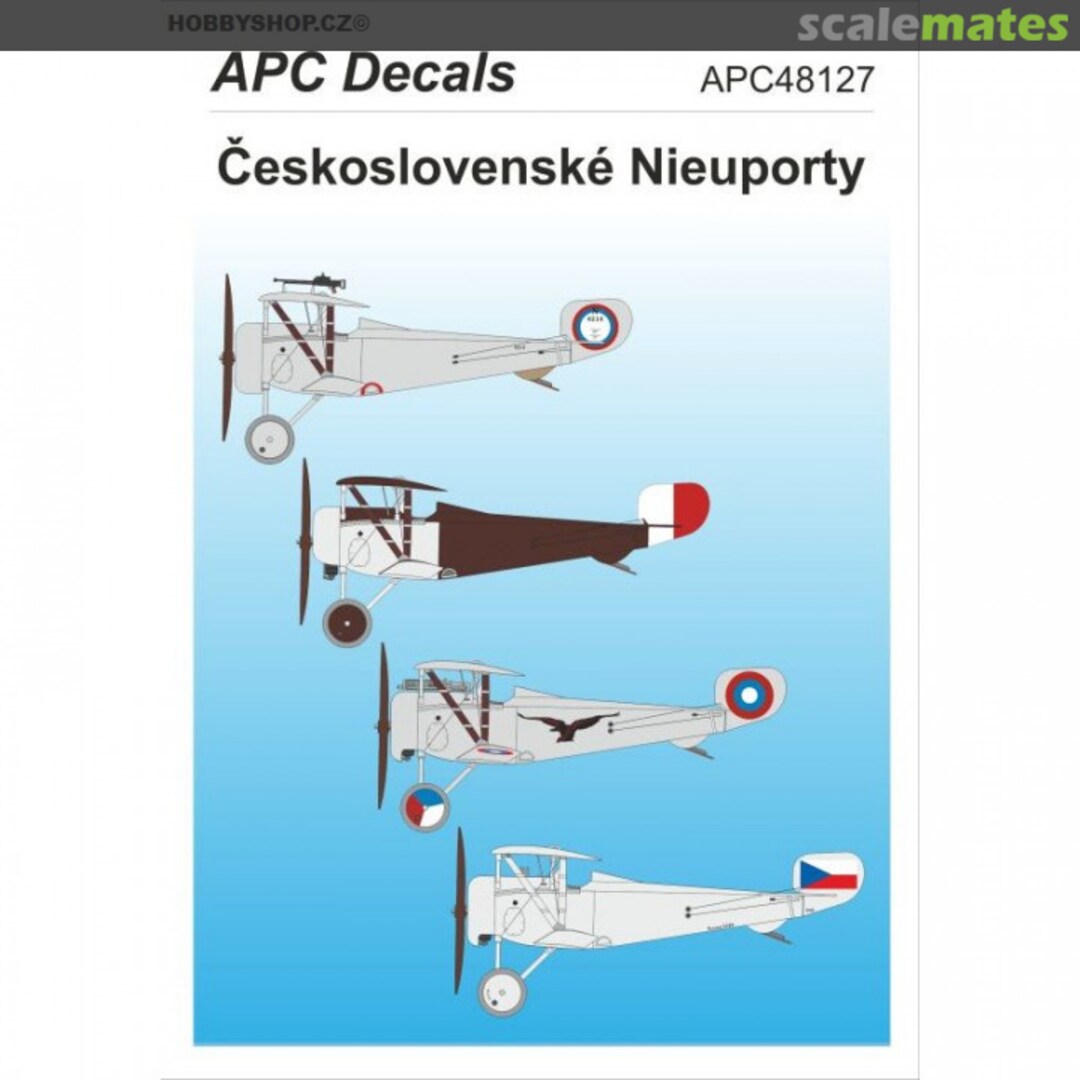 Boxart Československé Nieuporty APC48127 APC Decals