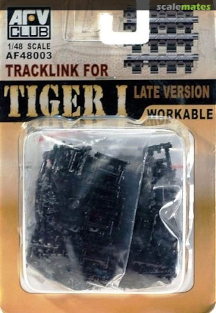 Boxart Tracklink for Tiger I late Version AF48003 AFV Club