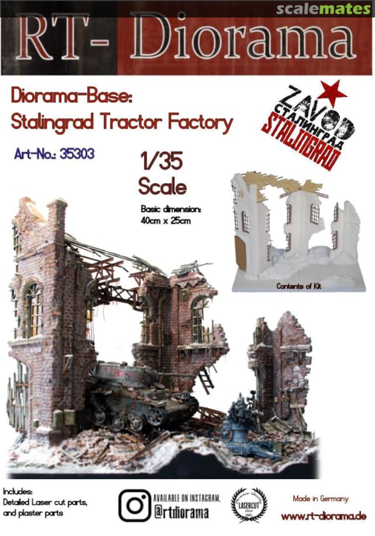 Boxart Diorama-Base: Stalingrad tractor factory 35303K RT-Diorama