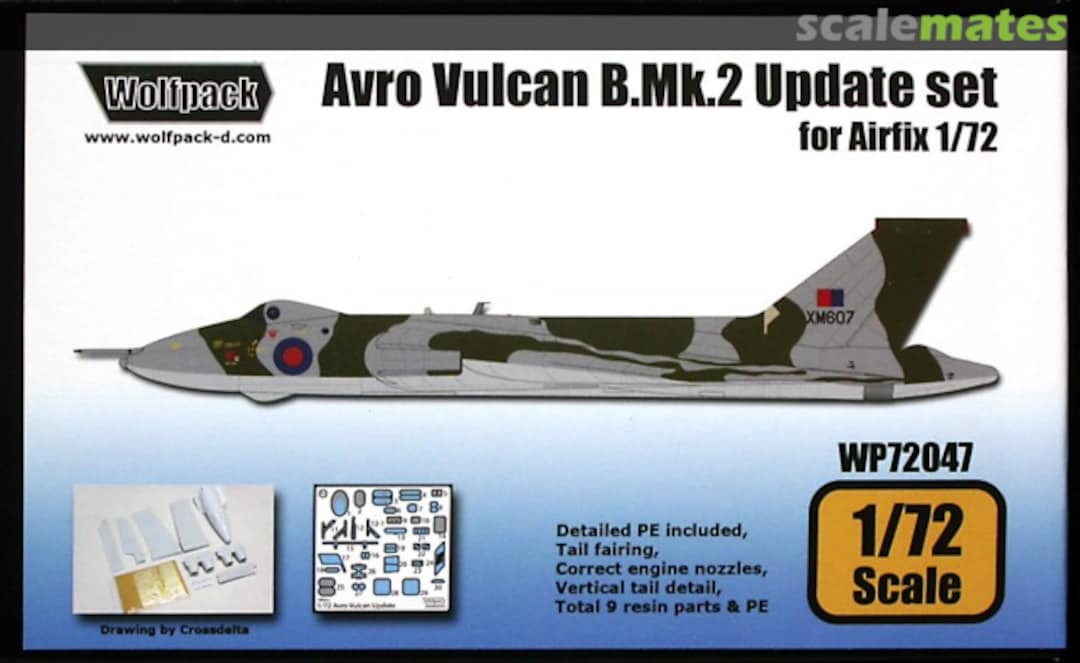 Boxart Avro Vulcan B.Mk.2 Update Set WP72047 Wolfpack