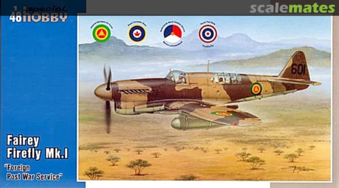 Boxart Fairey Firefly Mk.I "Foreign Post War Service" SH48151 Special Hobby