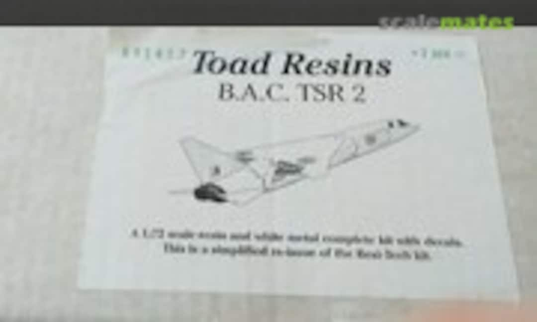 1:72 B.A.C. TSR 2 (Toad Resins )