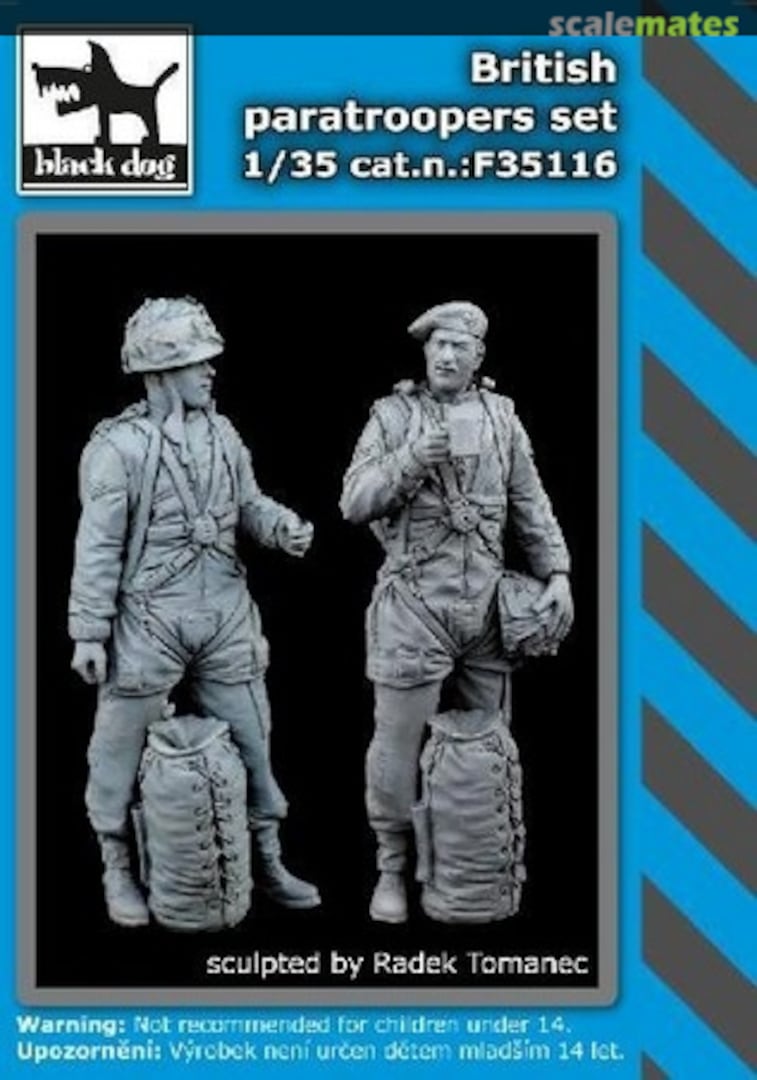 Boxart British Paratroopers set F35116 Black Dog