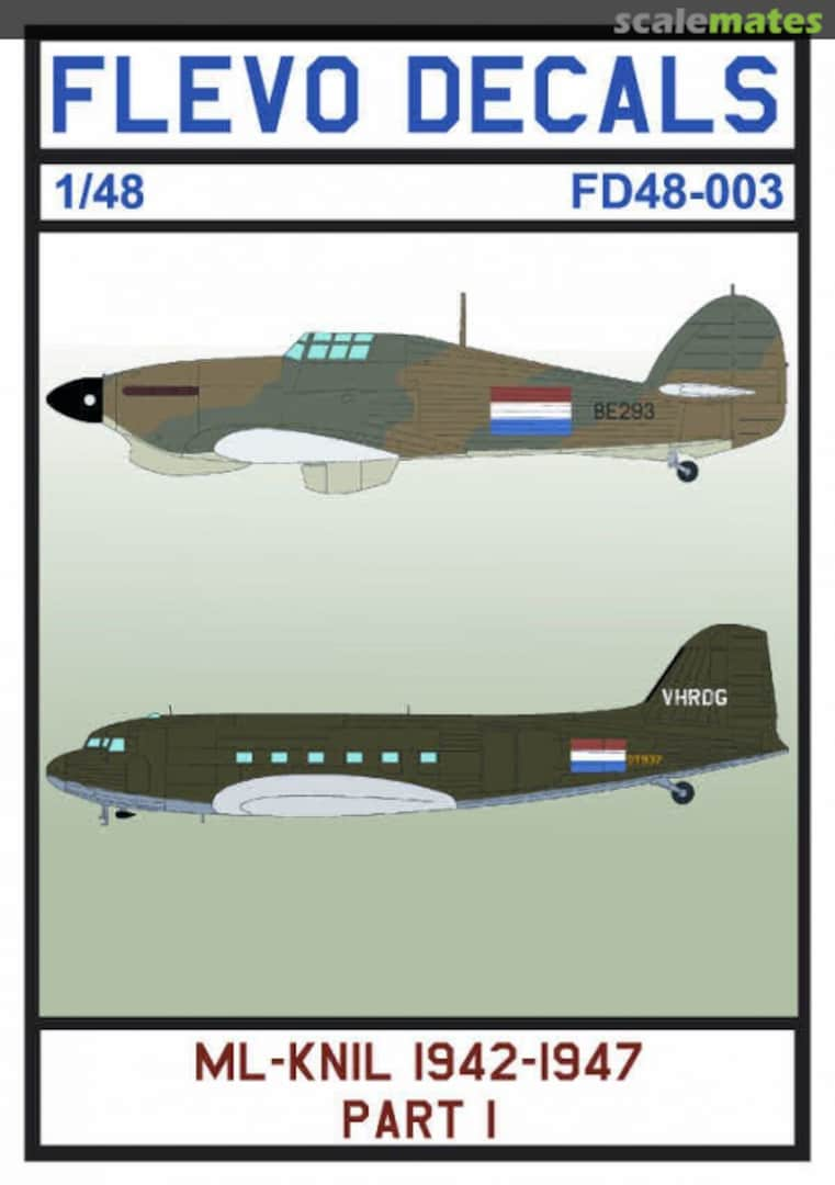 Boxart ML KNIL 1942-1947 FD48-003 Flevo Decals