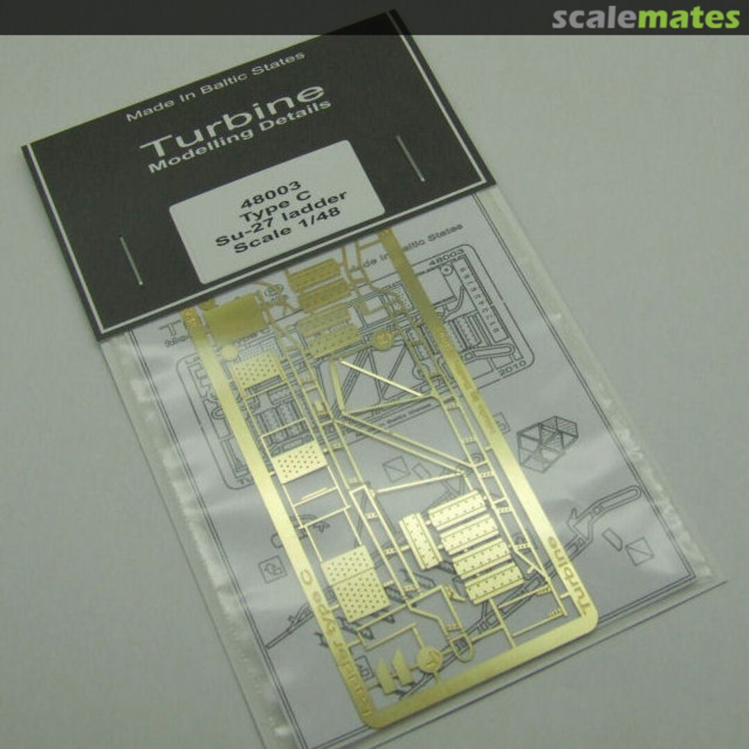 Boxart Ladder for Su-27 TMD 48003 Turbine Modelling Details