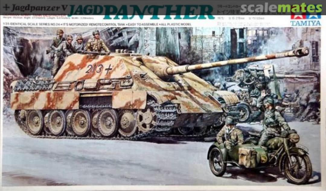 Boxart Jagdpanther MT224 Tamiya