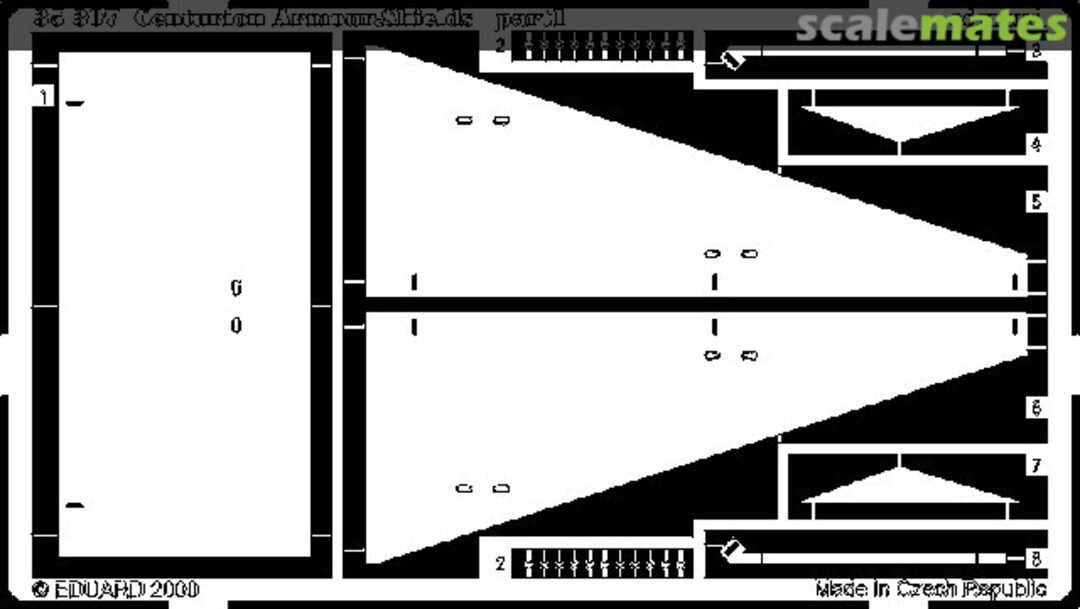 Boxart Centurion Mk.III armour shields 35307 Eduard