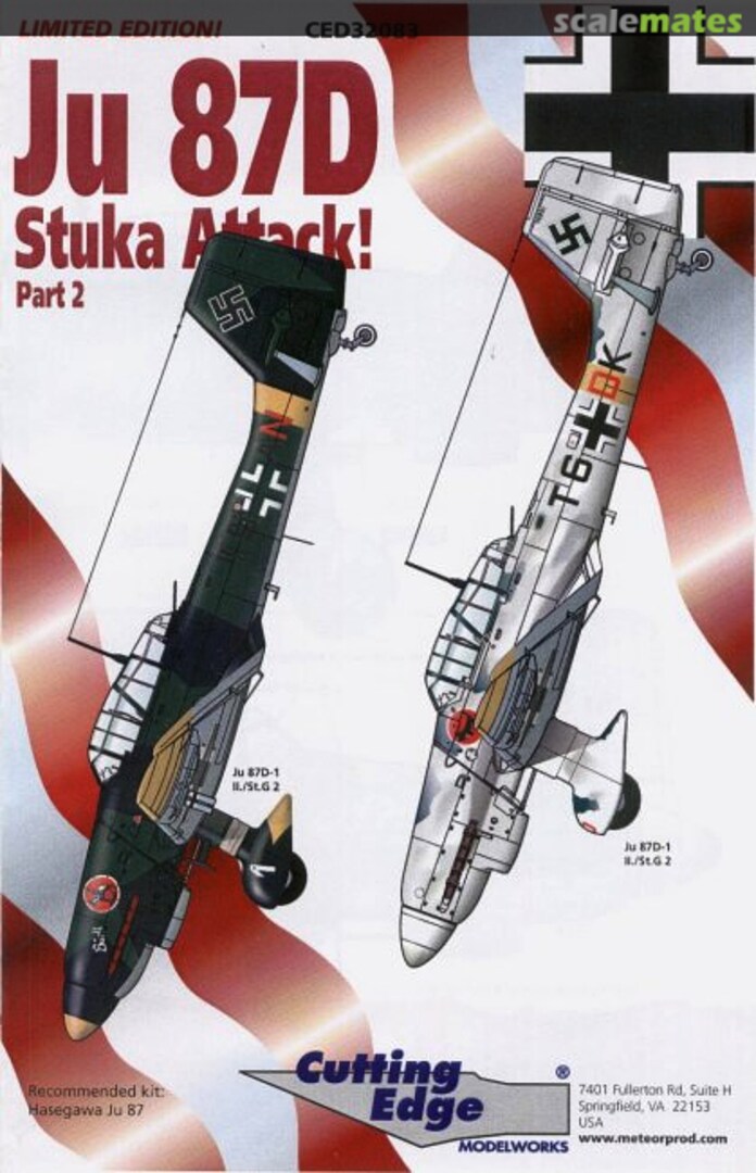 Boxart Ju 87D "Stuka Attack!" CED32083 Cutting Edge Modelworks