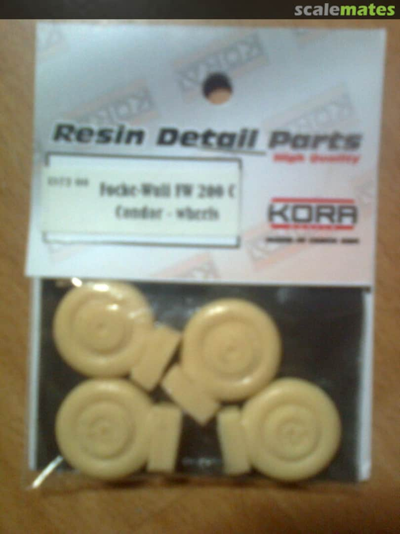 Boxart Fw 200 Weighted wheels D7208 Kora Models