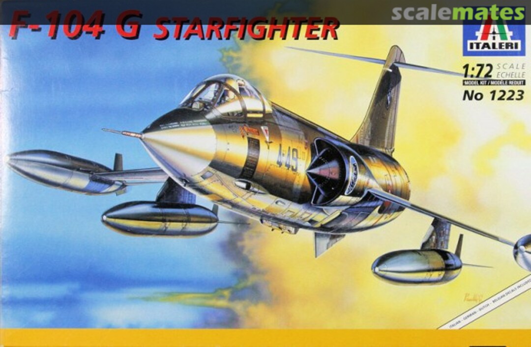 Boxart F-104 G Starfighter 1223 Italeri