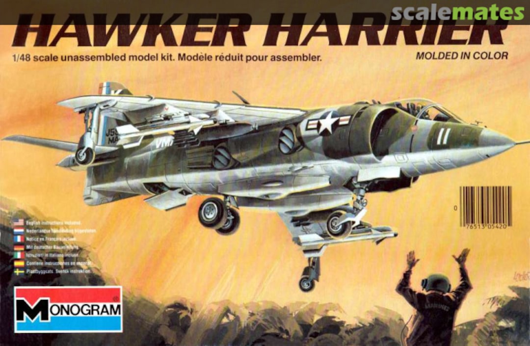 Boxart Hawker Harrier 5420 Monogram