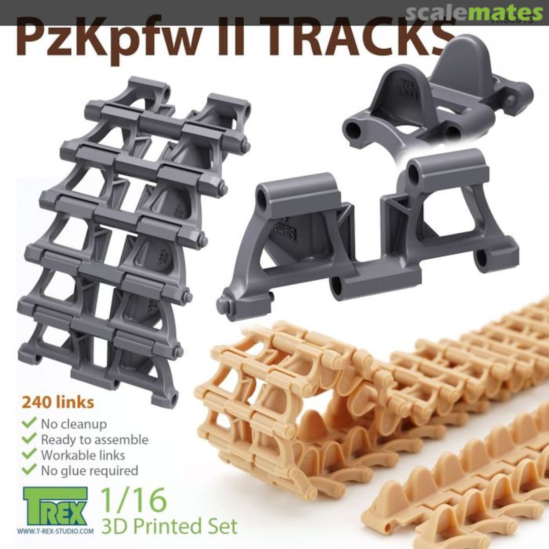 Boxart PzKpfw II Tracks TR86015 T-Rex Studio