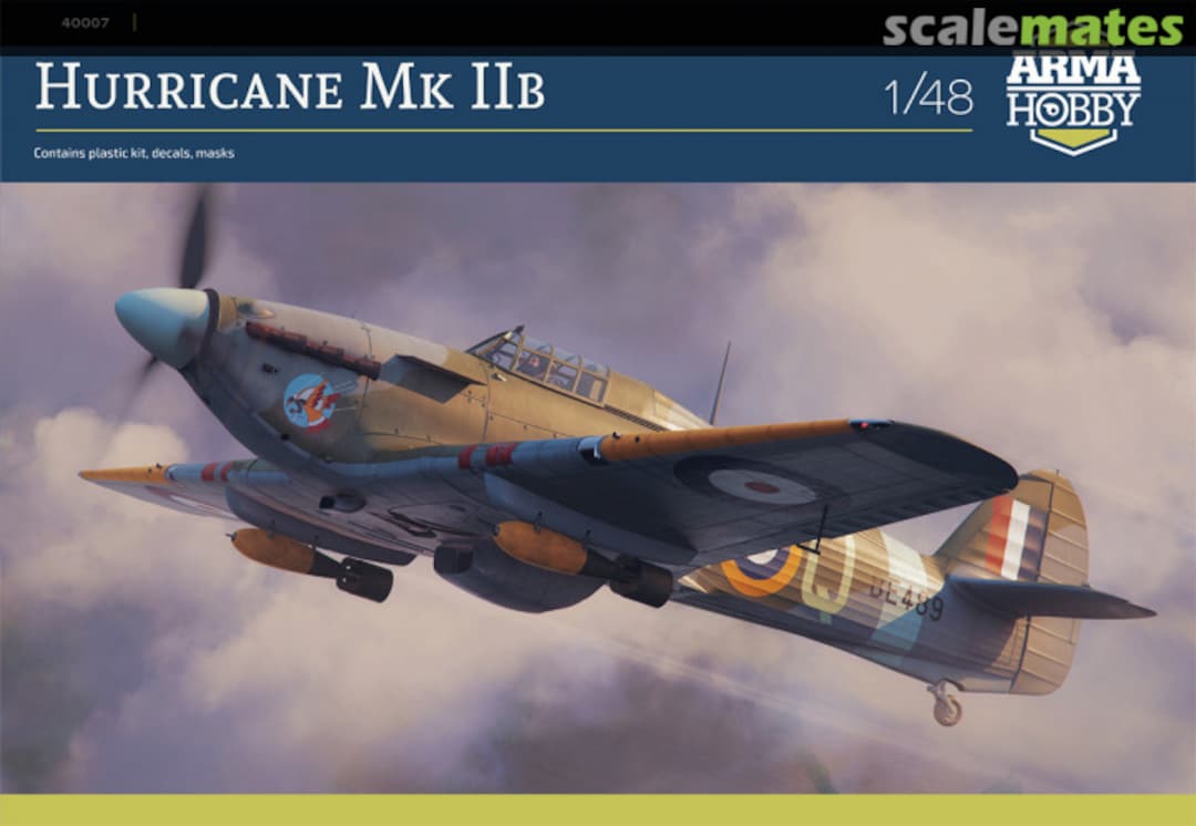 Boxart Hurricane Mk.IIb 40007 Arma Hobby