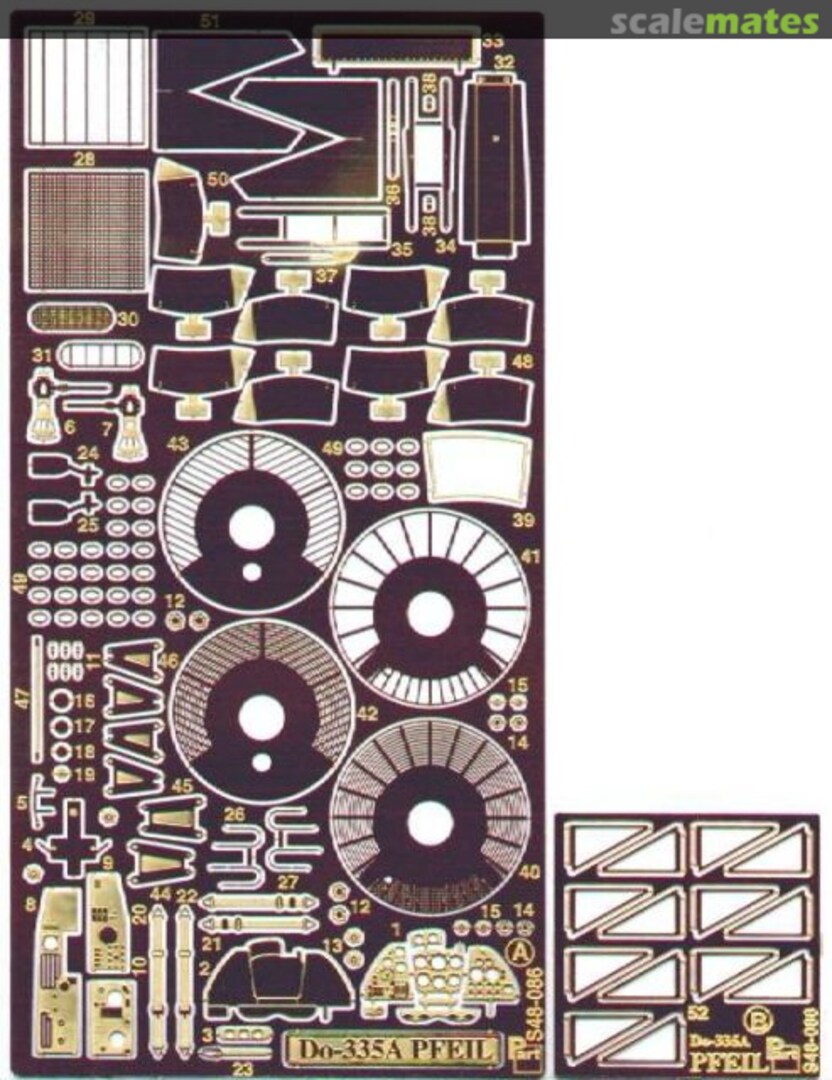 Boxart Dornier Do-335A Pfeil S48-086 Part