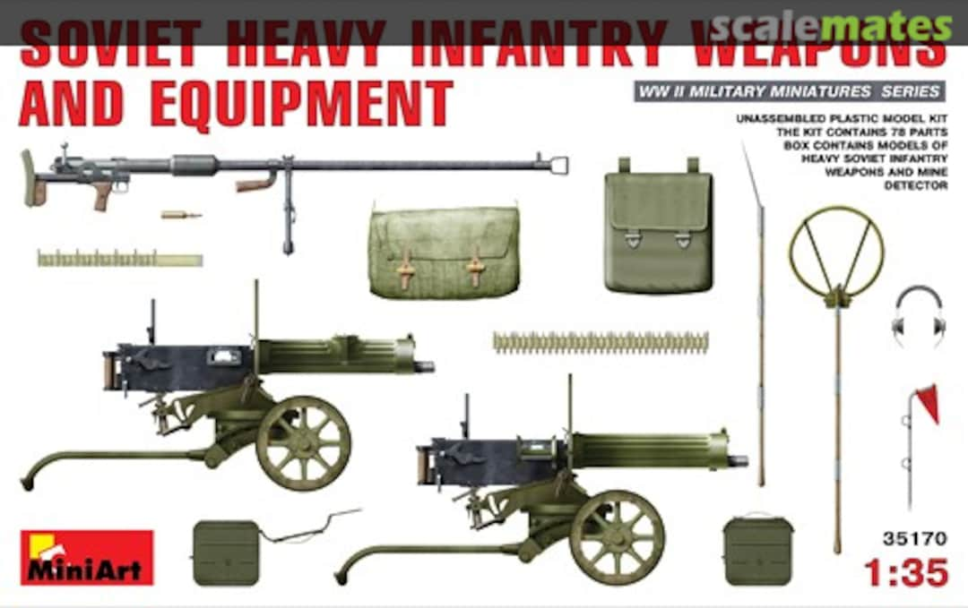 Boxart Heavy Infantry Weapons and Equipment 35170 MiniArt