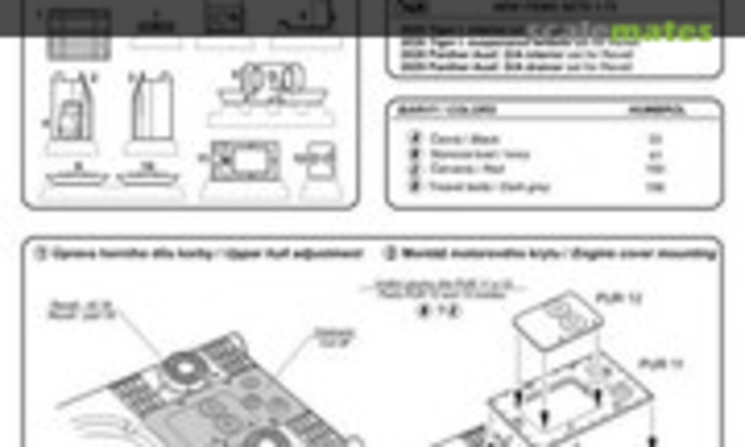 1:72 Panther Ausf.A/D engine set (CMK 2027)