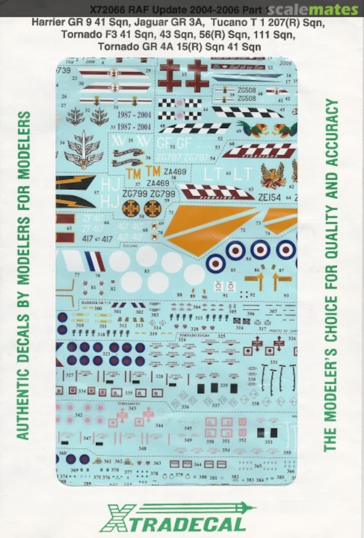 Boxart RAF Update 2004-2006 Part 1 X72066 Xtradecal