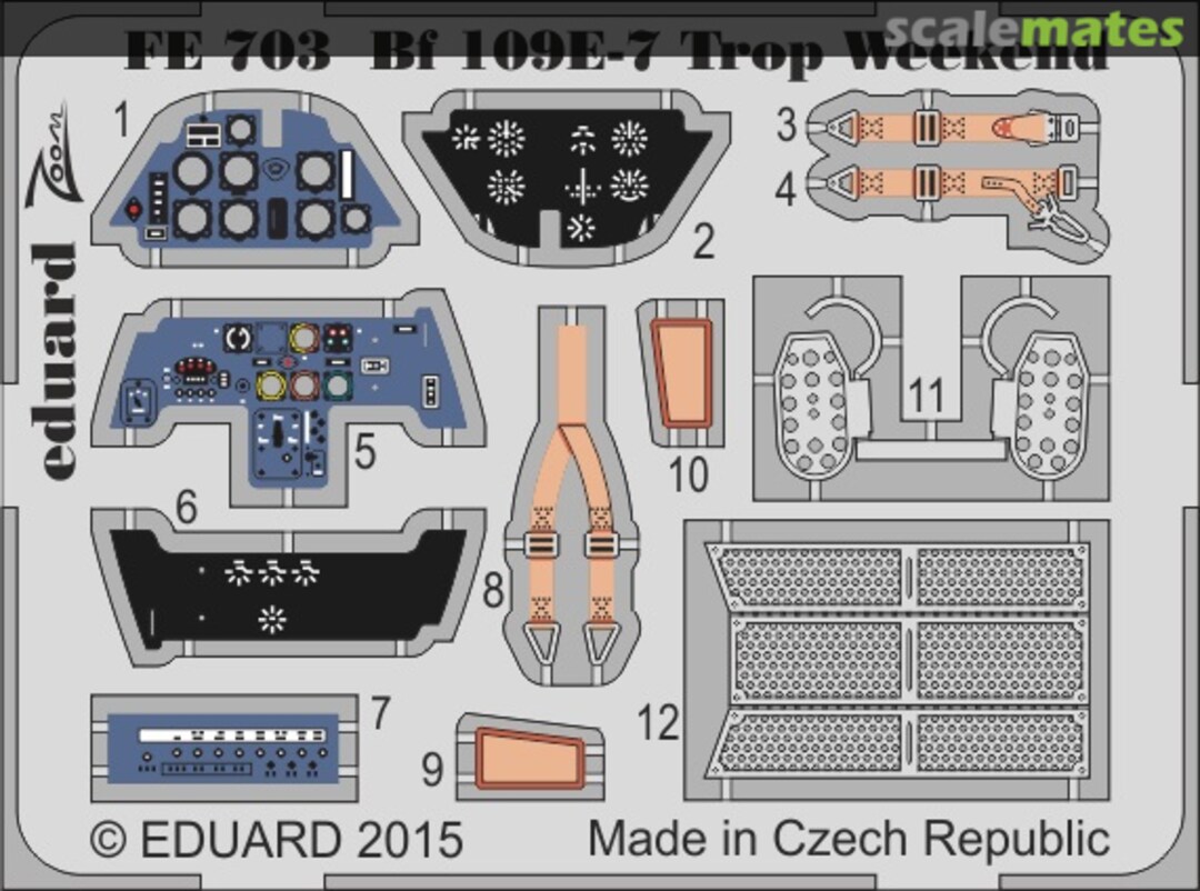 Boxart Bf 109E-7 Trop Weekend FE703 Eduard