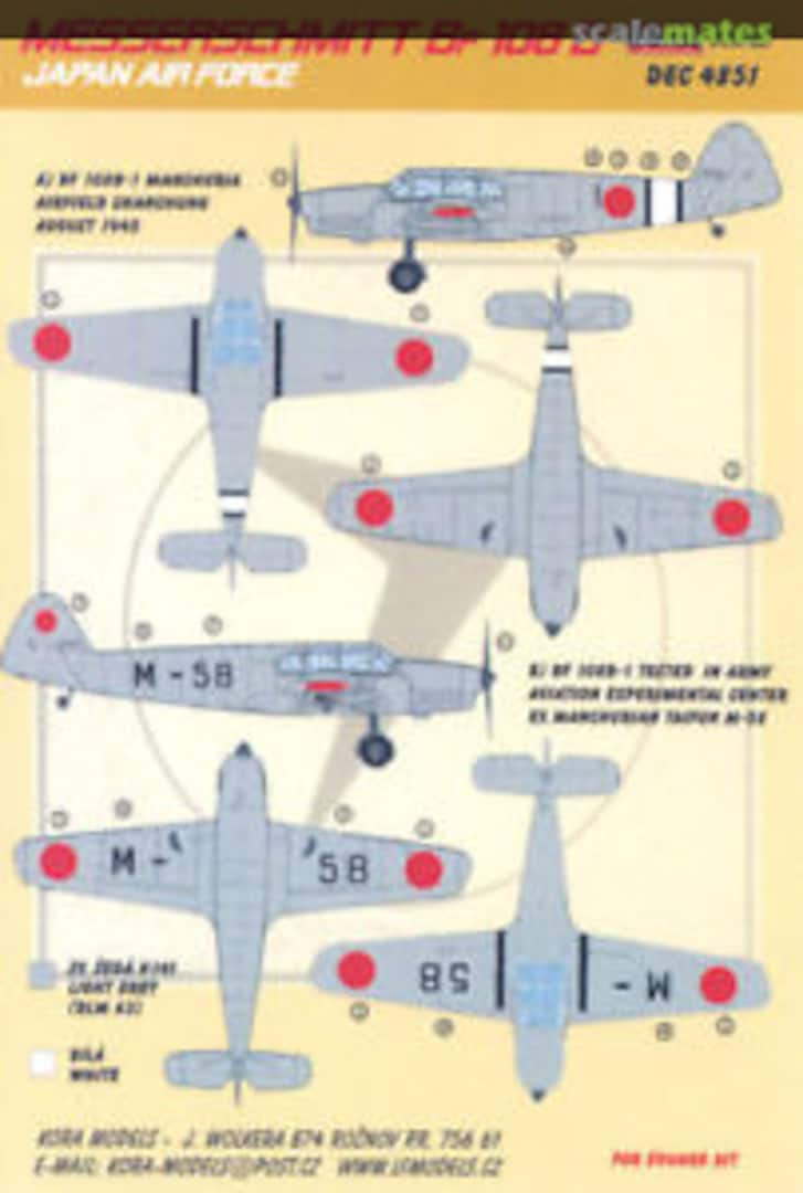 Boxart Messerschmitt Bf-108B DEC4851 Kora Models