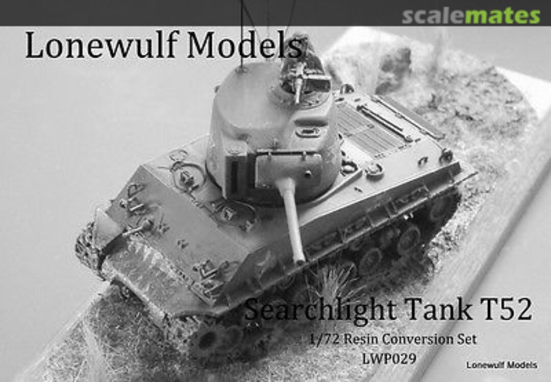 Boxart Searchlight Tank T52 LWP029 Lonewulf Models