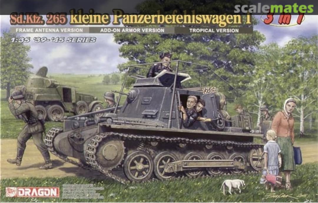 Boxart Sd.Kfz. 265 kleine Panzerbefehlswagen I 6222 Dragon