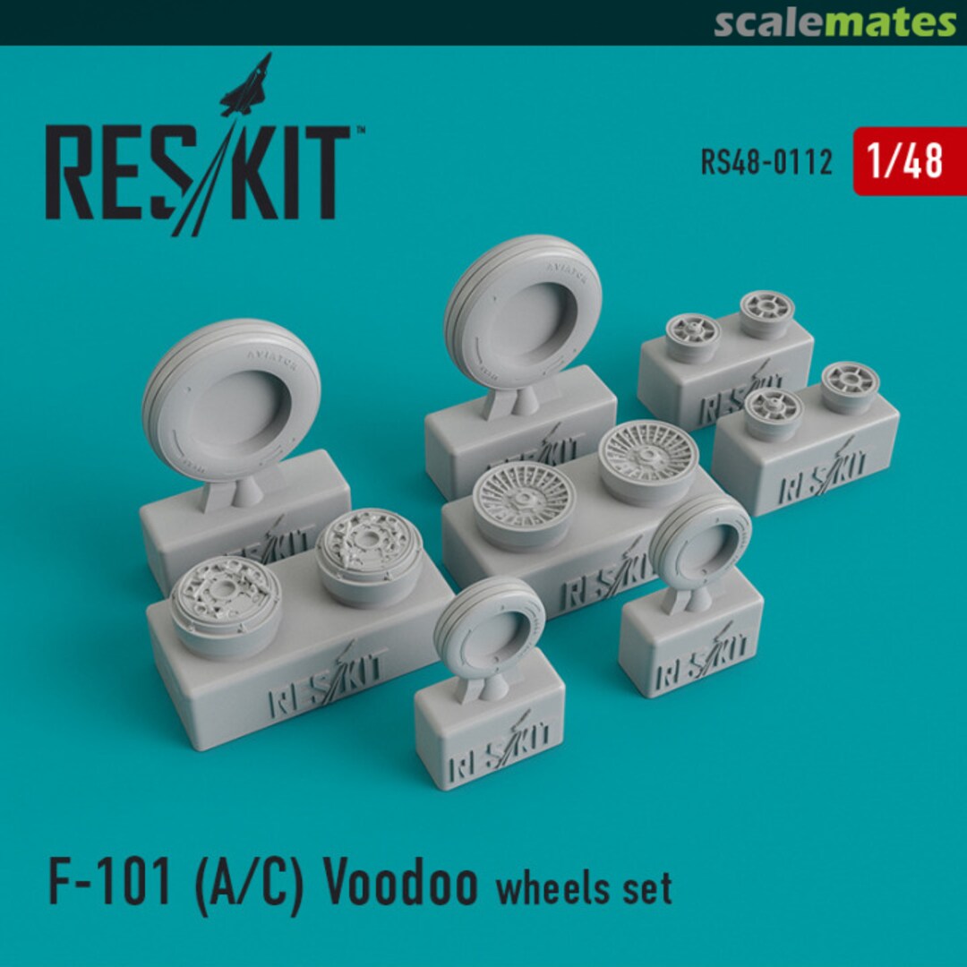 Boxart F-101 (A/C) Voodoo Wheels Set RS48-0112 ResKit