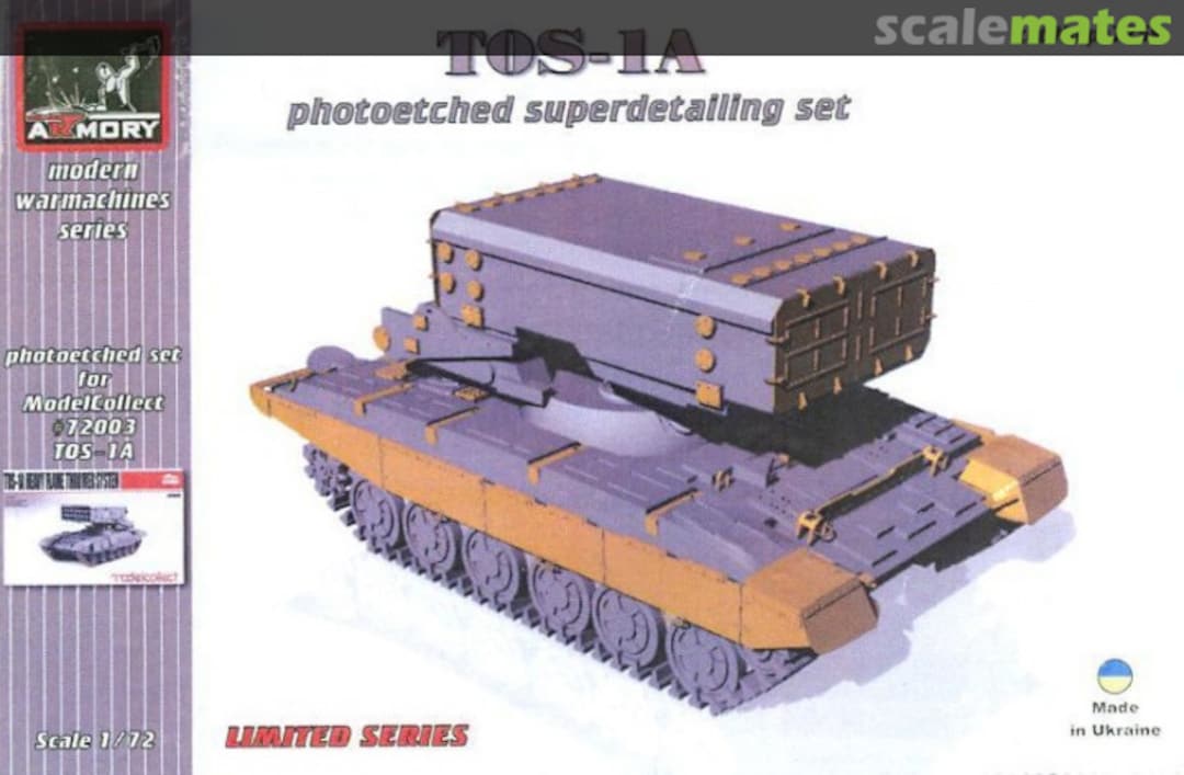 Boxart TOS-1A Russian Heavy Flamethrower system - superdetailing set pe7259 Armory