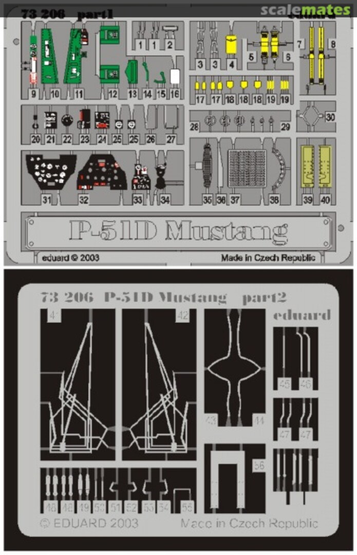 Boxart P-51D Mustang 73206 Eduard