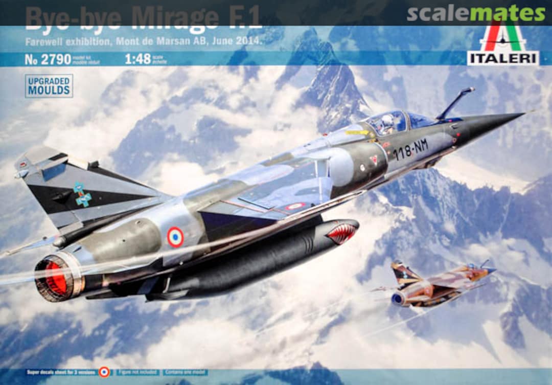 Boxart Bye-bye Mirage F.1 2790 Italeri