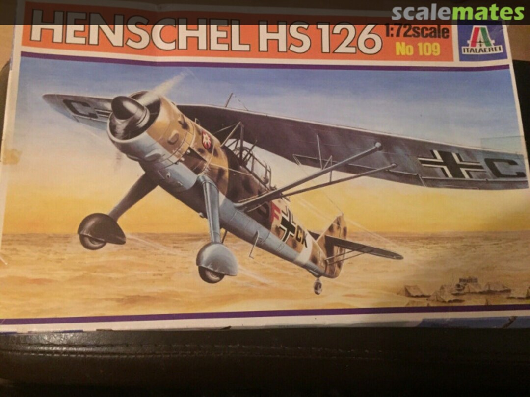 Boxart Henschel Hs 126 109 Italaerei