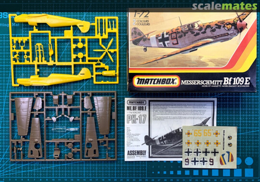 Contents Messerschmitt Bf 109 E PK-17 Matchbox