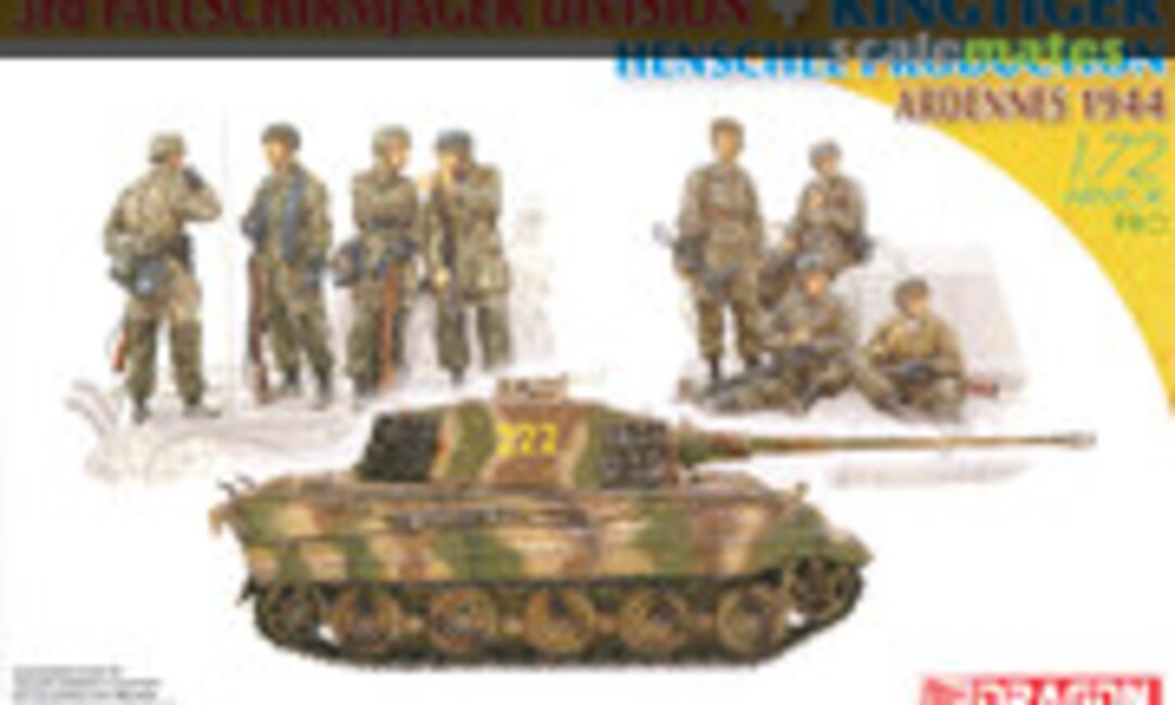 1:72 3rd Fallschirmjäger Division + King Tiger Henschel Production (Dragon 7400)