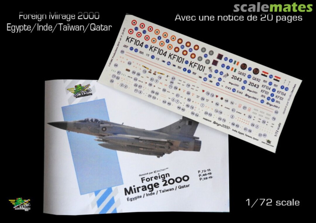 Boxart Foreign Mirage 2000 P_72-15 FFSMC Productions