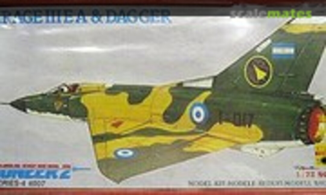 1:72 Mirage IIIEA &amp; Dagger (Pioneer 2 4-4007)