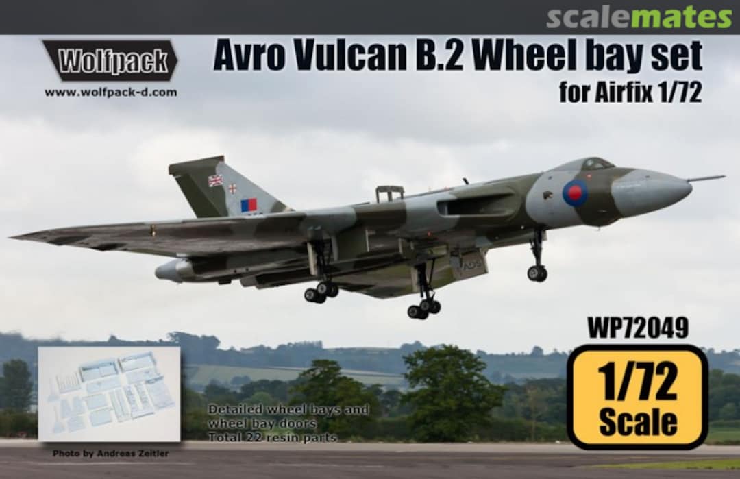 Boxart Avro Vulcan B.2 Wheel Bay Detail Set WP72049 Wolfpack