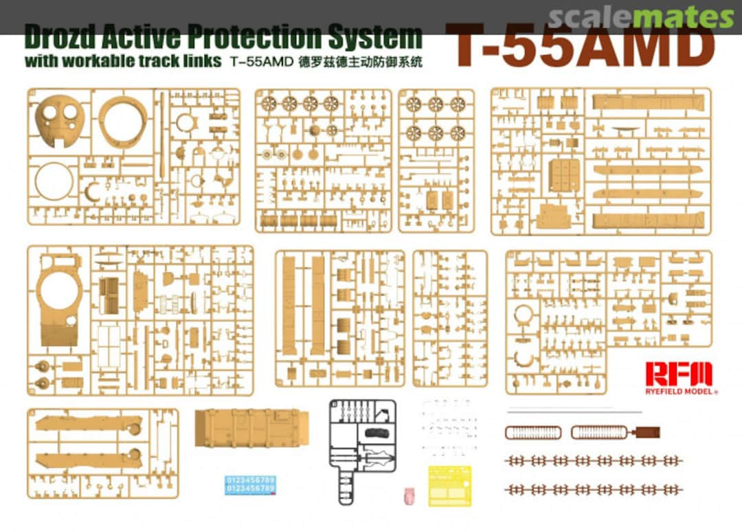 Contents T-55AMD RM-5091 Rye Field Model