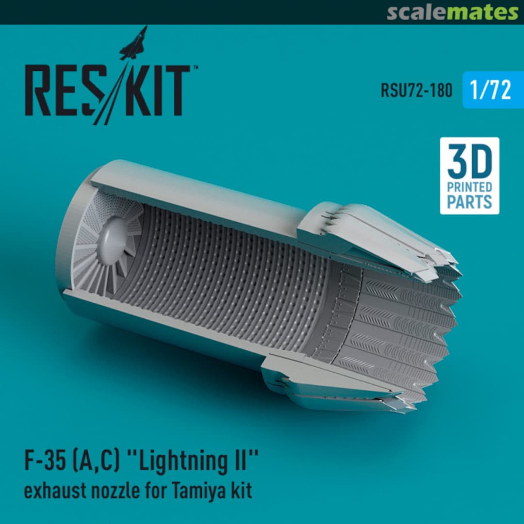 Boxart F-35 (A,C) Lightning II exhaust nozzle RSU72-0180 ResKit