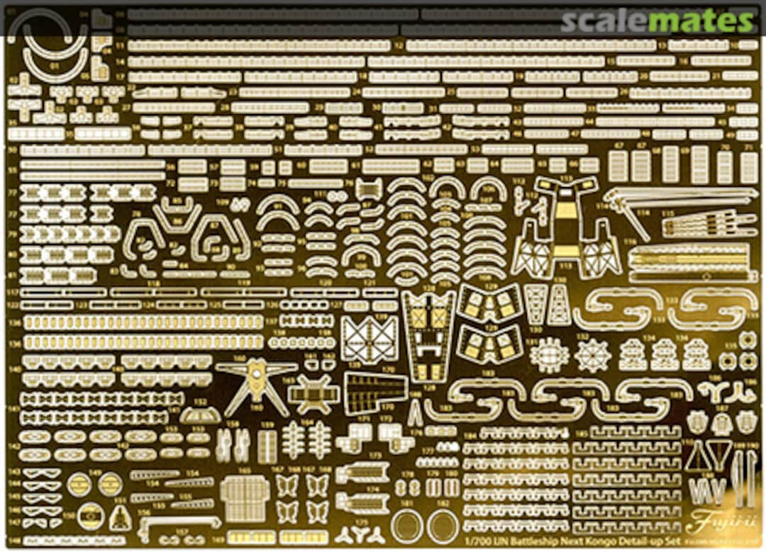 Boxart IJN Battleship Kongo - Genuine Photo-Etched Parts 11692 Fujimi