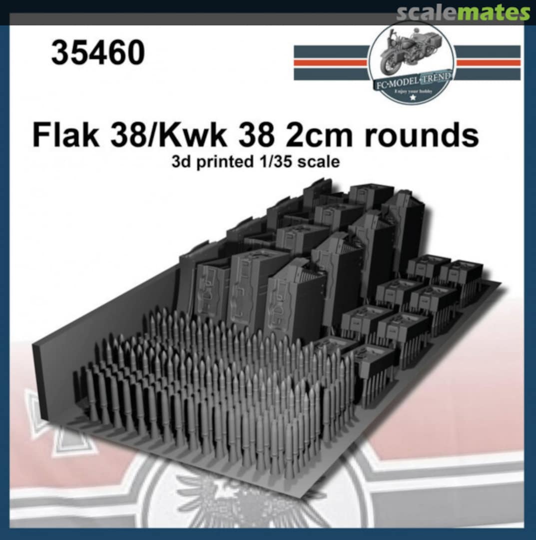 Boxart Flak 38/Kwk 38 2cm Rounds FCM35460 FC Model Trend