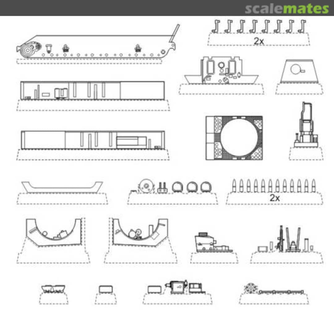 Boxart Panther Ausf.A/D interior set 2028 CMK