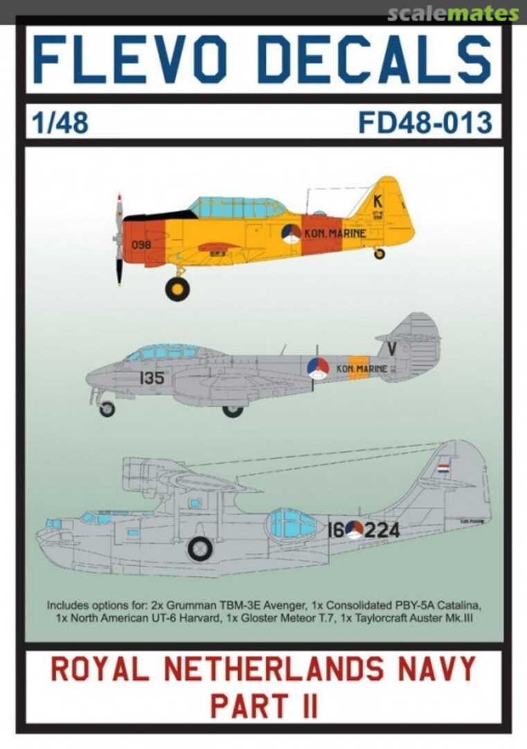 Boxart FD48-013 Royal Netherlands Navy Part II FD48-013 Flevo Decals