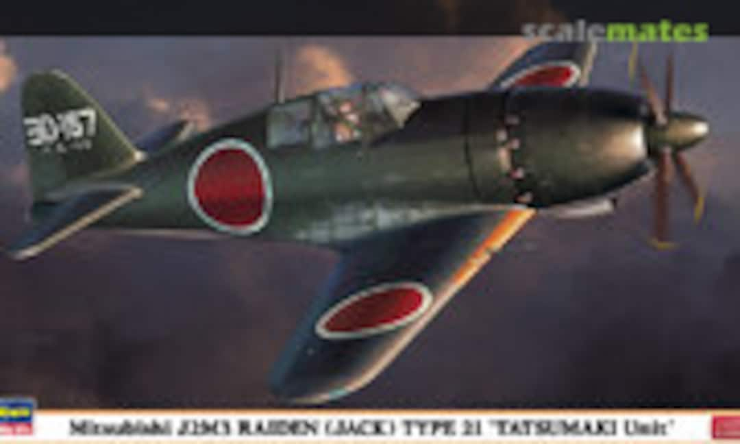 1:48 Mitsubishi J2M3 Raiden (Jack) Type 21 'Tatsumaki Unit' (Hasegawa 07428)