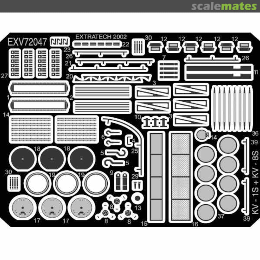 Boxart Details of Russian KV1S/KV8S EXV 72047 Extratech