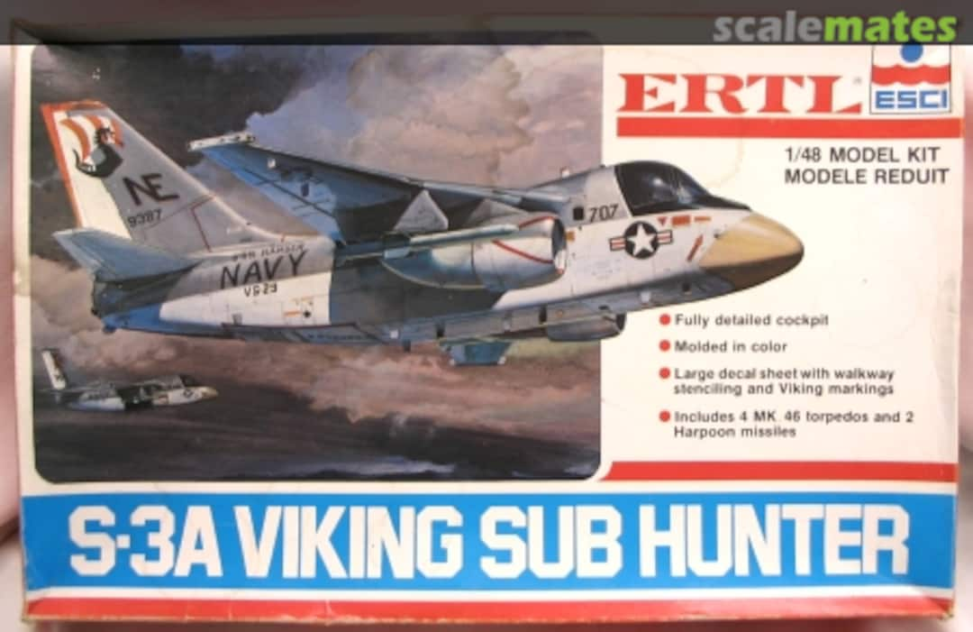 Boxart S-3A Viking Sub Hunter 8216 ERTL