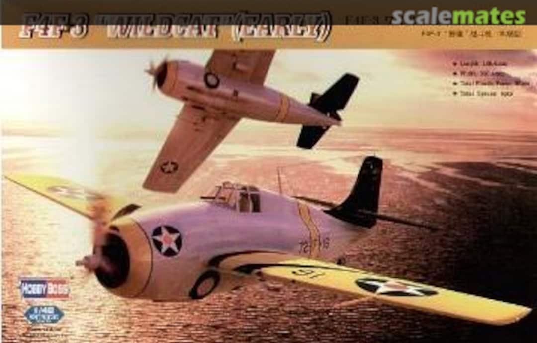 Boxart Grumman F4F-3 Wildcat (Early) 80326 HobbyBoss