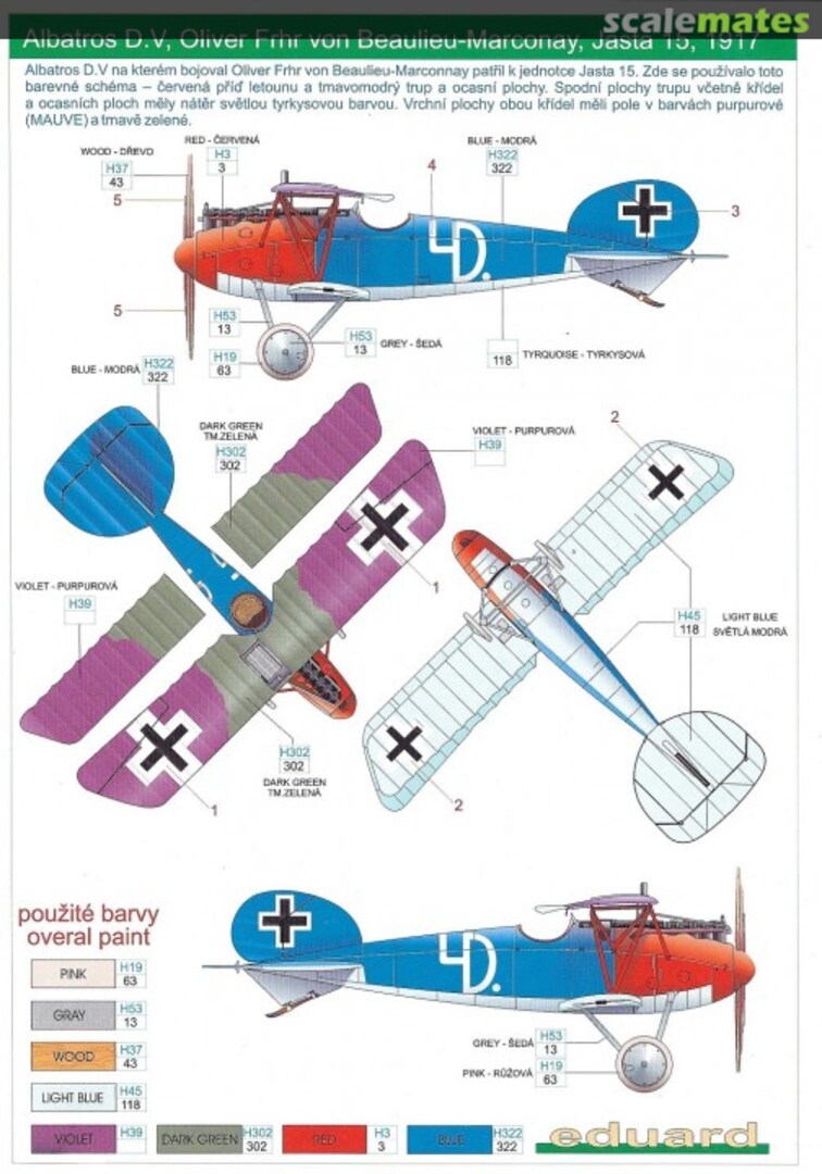 Boxart Albatros D.V 7101 Eduard